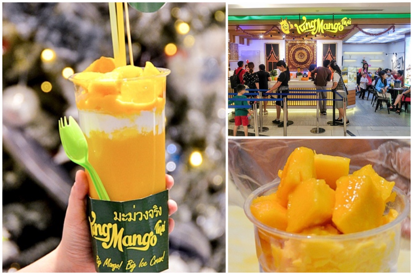 King Mango Thai Mango Puree Dessert at Neo SOHO Central Park Jakarta Indonesia.
